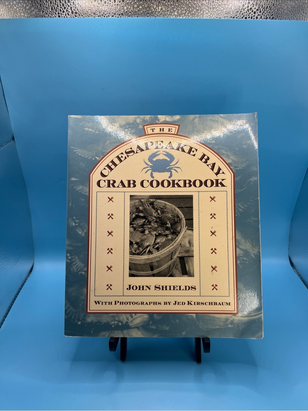 The Chesapeake Bay Crab Cookbook by John Shields - Blue Cover